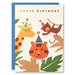 James Ellis Tiger Giraffe and Monkey Card
