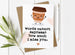 Miss You - Cute Espresso Coffee Card