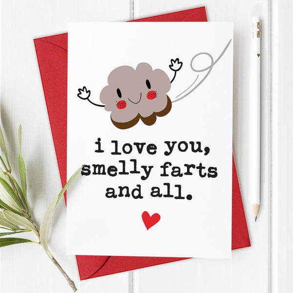 Smelly Farts - Funny Valentine's Day Card / Anniversary