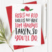 Roses are Red, Tom Hardy - Funny Valentine's Day Card / Anniversary