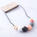 East London Baby Co. Bexley Geometric Teething Necklace
