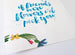 If Friends were Flowers Watercolour Print