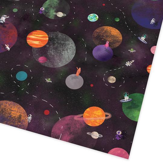 Ohh Deer Cosmic Explorer Folded Gift Wrap