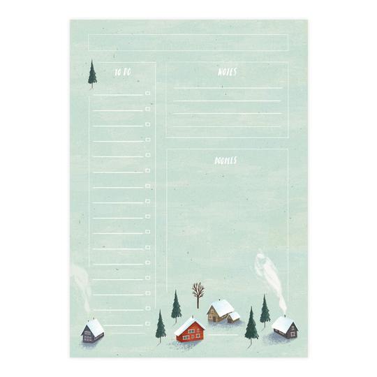 Ohh Deer Cosy Cabins A5 Notepad