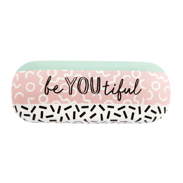Memphis Modern Be You Beautiful Glasses Case - Mrs Best Paper Co.
