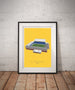 A4 Leeds Utd Football Stadium Print / Poster