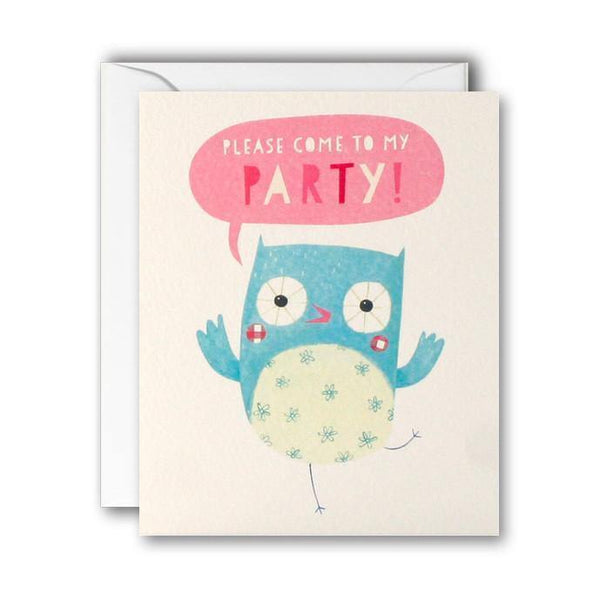 James Ellis Owl Invitation pk of 5 cards