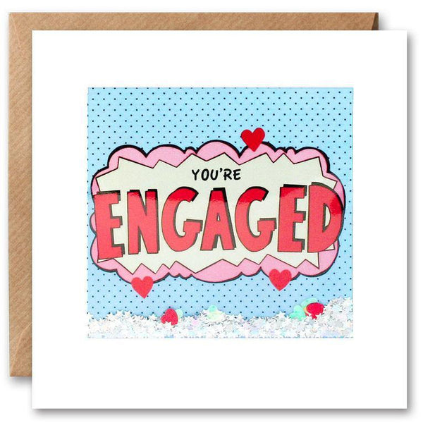 James Ellis You're Engaged Kapow Shakies Card