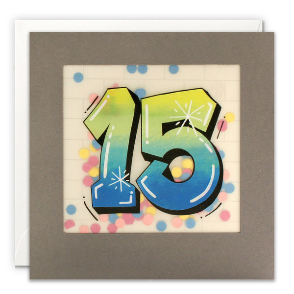 James Ellis Age 15 Graffiti Paper Shakies Card