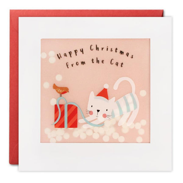 James Ellis From the Cat Christmas Paper Shakies Card