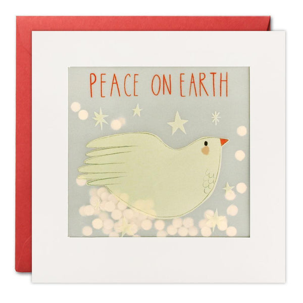 James Ellis RPP3486 - Christmas Peace On Earth Shakies Card