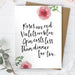 Mrs Best Paper Co Roses are Red, Funny Gin Valentine's Day Card / Anniversary