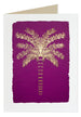 Archivist Purple Tree Greetings Card