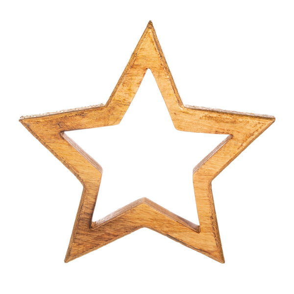 Sass & Belle Standing Star With Golden Edge Large
