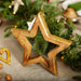 Sass & Belle Standing Star With Golden Edge Large