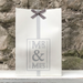 East of India Large Wedding Gift Bag - Mr & Mrs