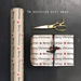 East of India Roll of Kraft Paper - Merry Christmas
