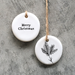 East of India Floral Hanger - Merry Christmas