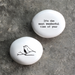 East of India Porcelain Christmas Pebble - Most Wonderful Time