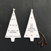 East of India Porcelain Hanger - Tree/ Most Wonderful Time
