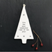 East of India Porcelain Hanger - Tree/ Most Wonderful Time