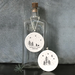 East of India Flat Porcelain Bauble - Winter Wonderland