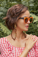 Powder Luxe Kiona - Mandarin/Tortoiseshell Sunglasses