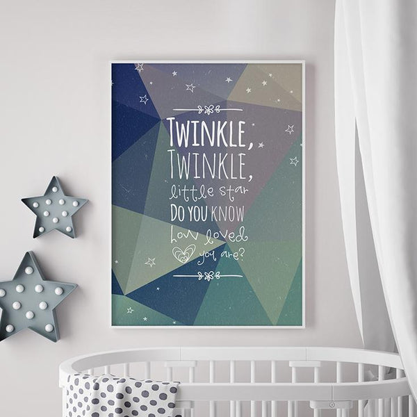 Twinkle Twinkle Little Star Print