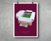 A4 Aston Villa Football Stadium Print / Poster