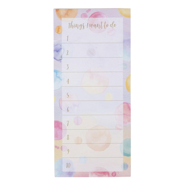 Sass & Belle Paint Splash To-Do List Notepad
