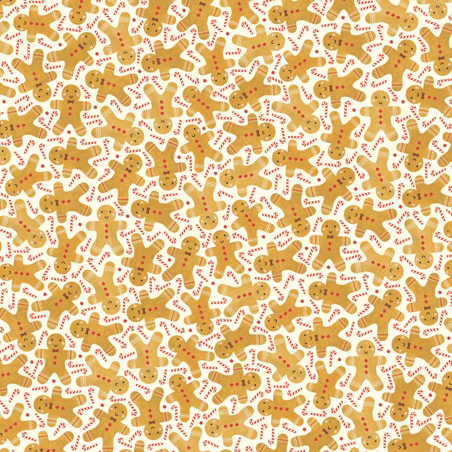 Sass & Belle Gingerbread Man Wrapping Paper