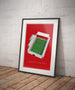 A4 Walsall FC Stadium Print / Poster