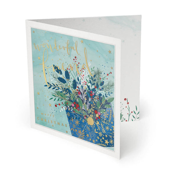 Whistlefish Wonderful Friend Luxury Christmas Card