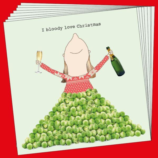 Rosie Made A Thing Sprouts Love Christmas Cards Set of 8