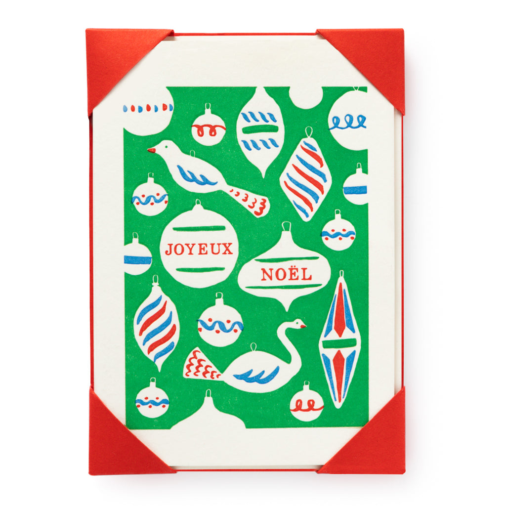 Archivist Joyeux Noel Pack Of 5 Mini Cards