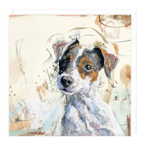 Whistlefish Jack Russell Art Card