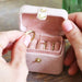 Lisa Angel Embroidered Flowers Petite Velvet Travel Ring Box