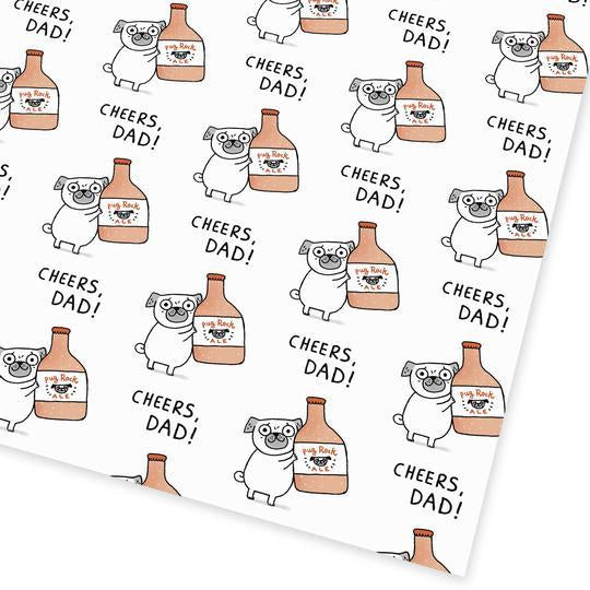 Ohh Deer Cheers Dad Giftwrap