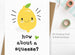 Mrs Best Paper Co How About A Squeeze Lemon Card