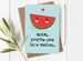 Mum You're One in a Melon - Funny Birthday Card for Mum