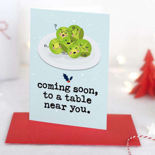 Sprouts Funny Christmas Card