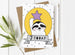 Age 7 Birthday Card - Raccoon