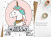 Unicorn Children's Birthday Card