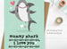 Mummy Shark I/We Love You Card