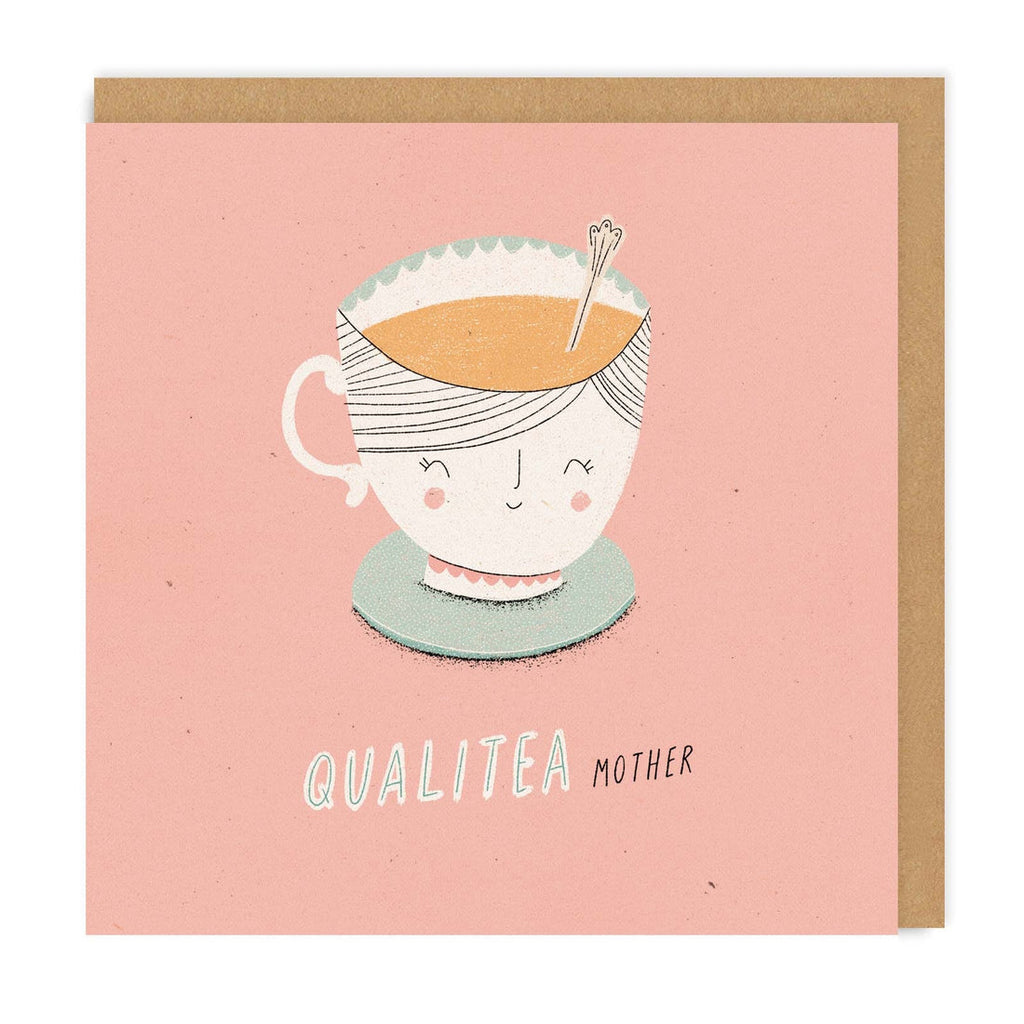 Ohh Deer Quali-tea Mother Square Greeting Card