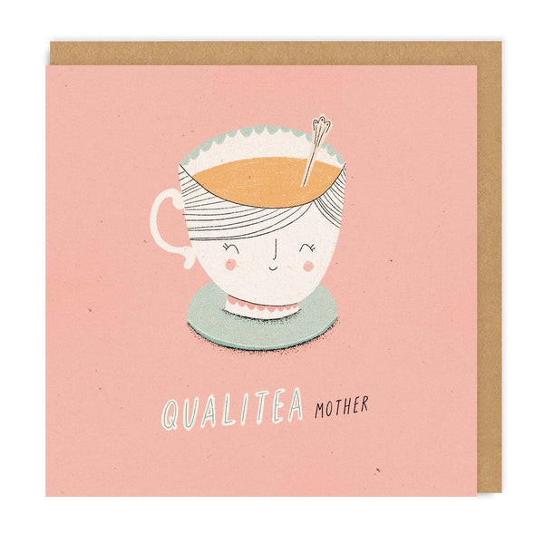 Ohh Deer Quali-tea Mother Square Greeting Card