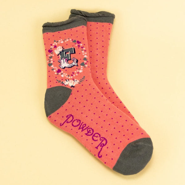 Powder A-Z Ankle Socks - E