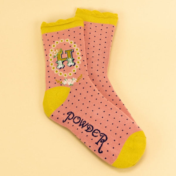 Powder A-Z Ankle Socks - H