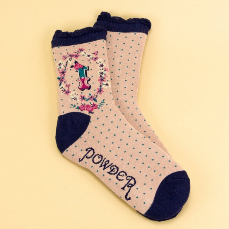 Powder A-Z Ankle Socks - I