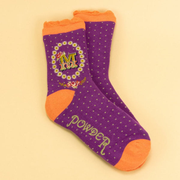 Powder A-Z Ankle Socks - M